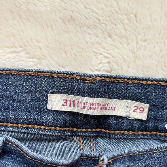 Levi Strauss & Co. 311 Shaping Skinny Jeans Blue Size 29 - Picture 4 of 10
